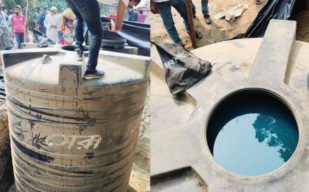 বাঁশঝাড়ে মাটির নিচে ট্যাংক বসিয়ে ১০ হাজার লিটার ডিজেল মজুত