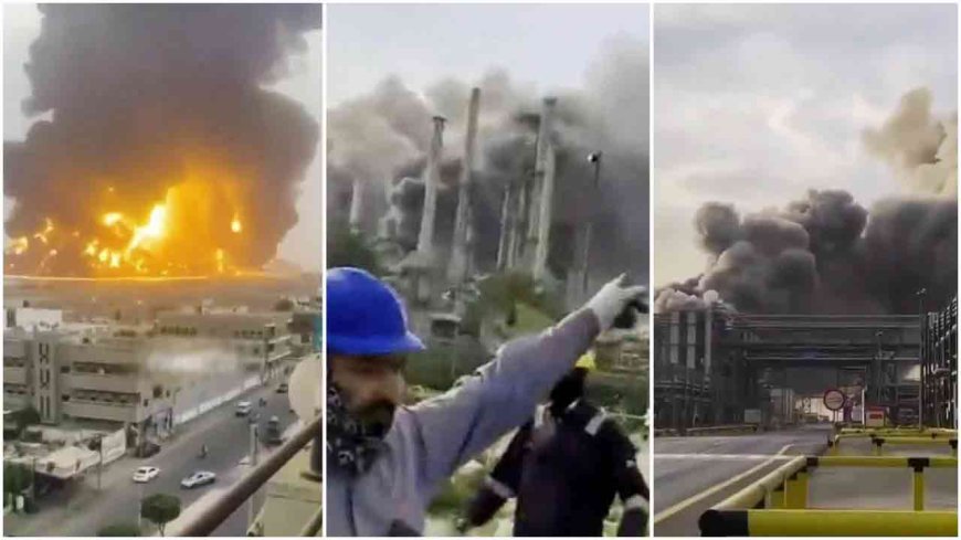 সৌদি আরবের বৃহত্তম তেল শোধনাগারে ইরানের ড্রোন হা-ম-লা; ইসরায়েলে হিজবুল্লাহর আ-ক্র-ম-ণ