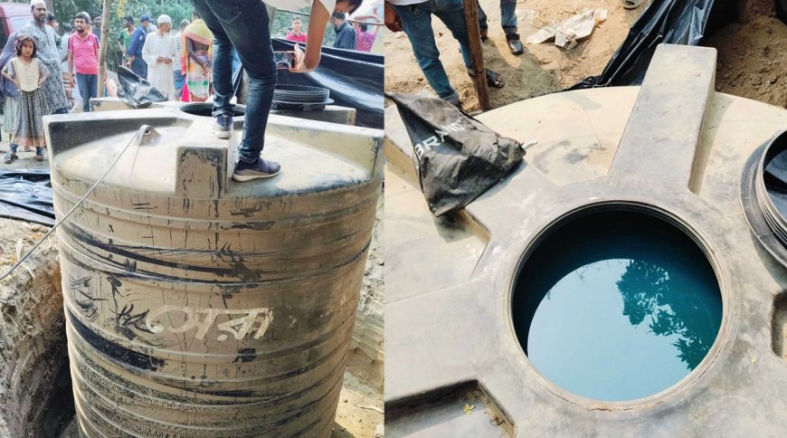বাঁশঝাড়ে মাটির নিচে ট্যাংক বসিয়ে ১০ হাজার লিটার ডিজেল মজুত