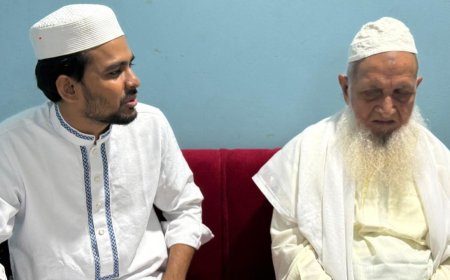 হেফাজত আমিরের সঙ্গে এনসিপি নেতা আসিফ মাহমুদের সাক্ষাৎ