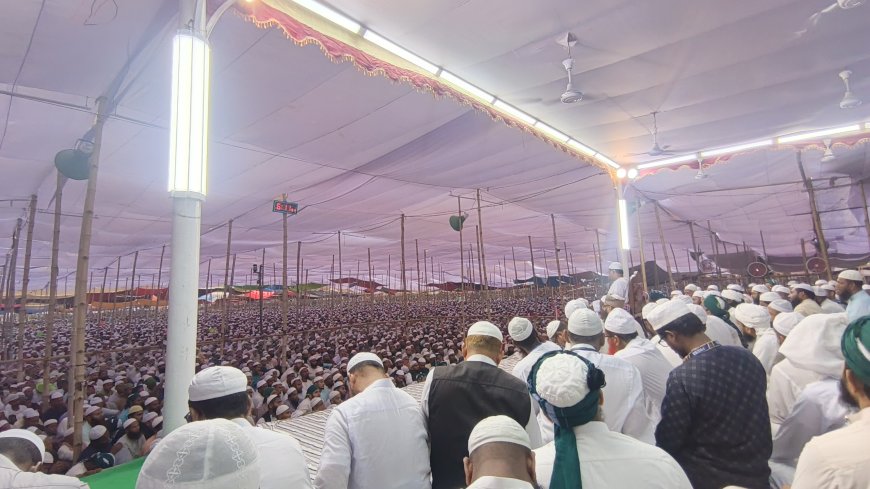 চরমোনাই মাহফিলের ২য় দিন: বাদ ফজর পীর সাহেব চরমোনাইয়ের বয়ানের মাধ্যমে শুরু