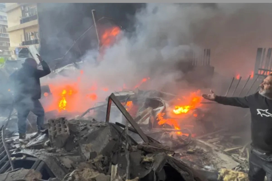 যুদ্ধবিরতি মানছে না ইসরায়েল: লেবাননে ১০ মিনিটে ১০০ বিমান হামলা
