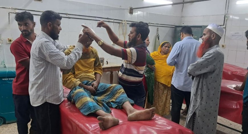 কাশিয়ানীতে সীমানা প্রাচীর নিয়ে সংঘর্ষে নারীসহ আহত ১০