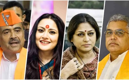 বিজেপির ঐতিহাসিক জয়: কে বসছেন পশ্চিমবঙ্গের মুখ্যমন্ত্রীর চেয়ারে?
