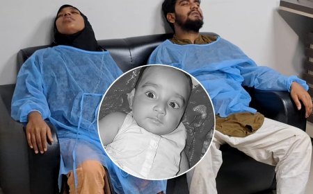 তিন হাসপাতাল ঘুরেও বাঁচল না ৫ মাসের তাকরিম, সন্তানের মরদেহ নিয়ে ভোলার পথে মা-বাবা