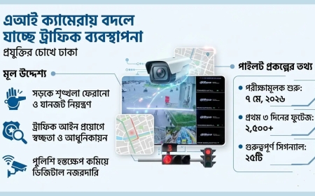 সিগন্যাল ভাঙলেই ডিজিটাল মামলা: ৩ দিনে এআই ক্যামেরায় আড়াই হাজার ফুটেজ