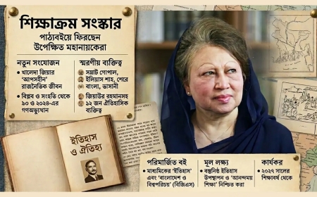 পাঠ্যবইয়ে যুক্ত হচ্ছে খালেদা জিয়ার ‘আপসহীন’ রাজনৈতিক অধ্যায়