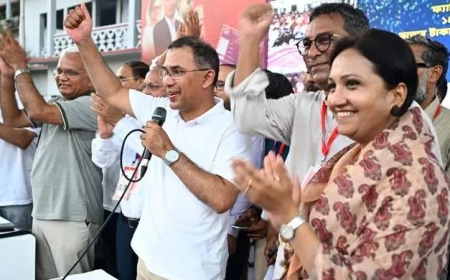 দেশ আমাদেরই গড়তে হবে, বাইরে থেকে কেউ এসে দিয়ে যাবে না: চাঁদপুরে প্রধানমন্ত্রী