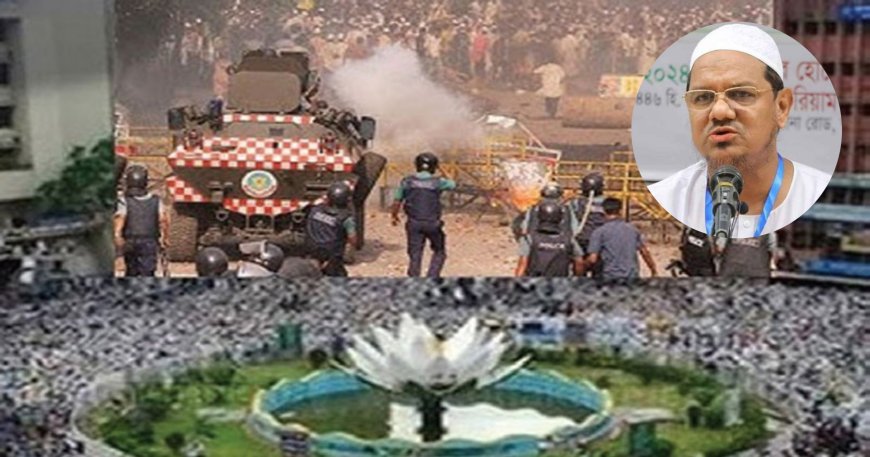 শাপলার ঘটনাকে বস্তুনিষ্ঠ দৃষ্টিতে দেখতে না পারার ব্যর্থতাই বিগত স্বৈরতন্ত্রের পাটাতন নির্মাণ করেছিলো: পীর সাহেব চরমোনাই