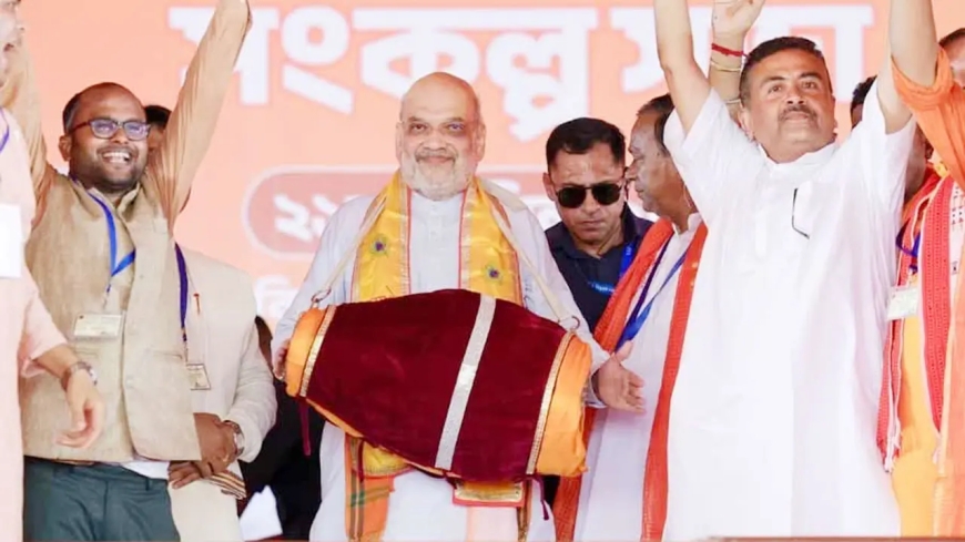 পশ্চিমবঙ্গে বড় জয়ের পথে বিজেপি, এগিয়ে ১৯২ আসনে