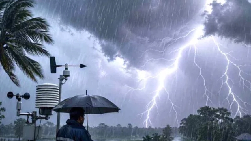 দুপুরের মধ্যেই ১০ অঞ্চলে ৬০ কিমি বেগে ঝড়ের পূর্বাভাস: নদীবন্দরে সতর্কতা
