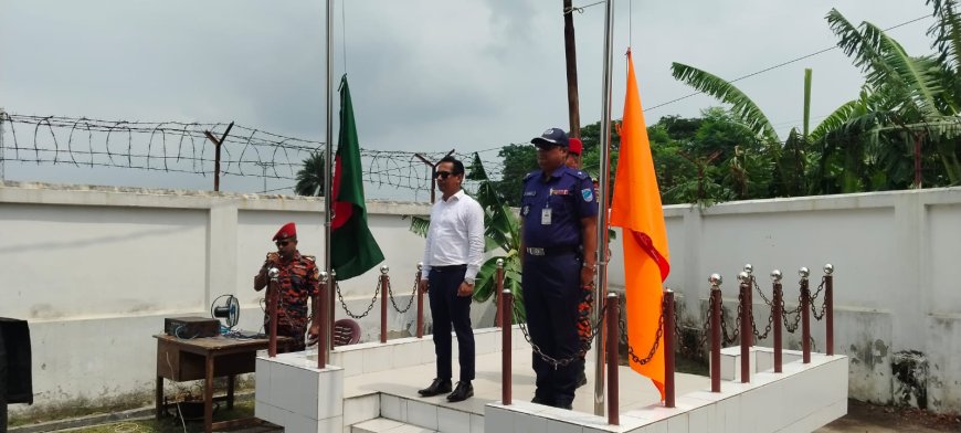 কাশিয়ানীতে উৎসবমুখর পরিবেশে ফায়ার সার্ভিস সপ্তাহের উদ্বোধন