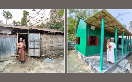 আস-সুন্নাহ ফাউন্ডেশনের সহযোগিতায় নতুন ঠিকানা পেলেন অভাবী শিক্ষক