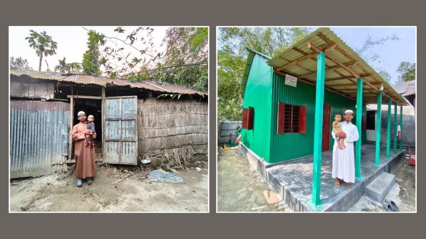 আস-সুন্নাহ ফাউন্ডেশনের সহযোগিতায় নতুন ঠিকানা পেলেন অভাবী শিক্ষক
