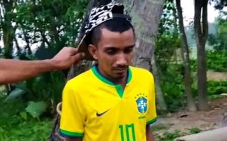 শেরপুরে ব্যাটারি চু'রি করতে গিয়ে ব্রাজিল সমর্থক আটক