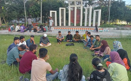 বই পড়ার হাতেখড়ি থেকে বাংলা সাহিত্যের শ্রেণি সংগ্রাম: গোবিপ্রবিতে অনুষ্ঠিত জমজমাট সাহিত্য আড্ডা