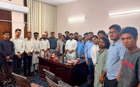 বেসরকারি বিশ্ববিদ্যালয় প্রতিরোধ দিবস উপলক্ষে প্রতিমন্ত্রী ইশরাক হোসেনের সঙ্গে ইসলামী ছাত্র আন্দোলনের মতবিনিময়