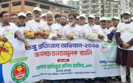 রাজধানীতে মাসব্যাপী ডেঙ্গু প্রতিরোধ অভিযান উদ্বোধন