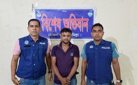 হোমনায় মাদক মামলার আসামির পালানোর চেষ্টা