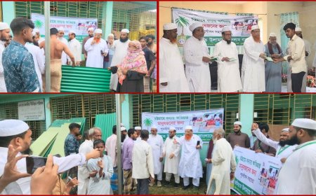 চট্টগ্রামের বন্যাকবলিতদের পাশে জমিয়তে উলামায়ে ইসলাম