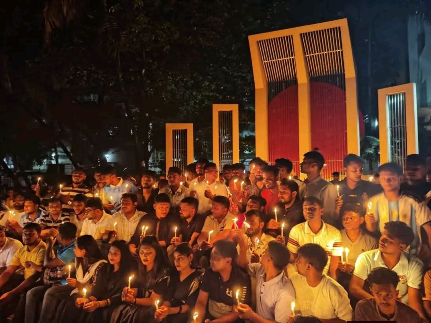 জুলাইয়ের শহীদদের স্মরণে বগুড়ায় ছাত্রদলের নীরব শ্রদ্ধা