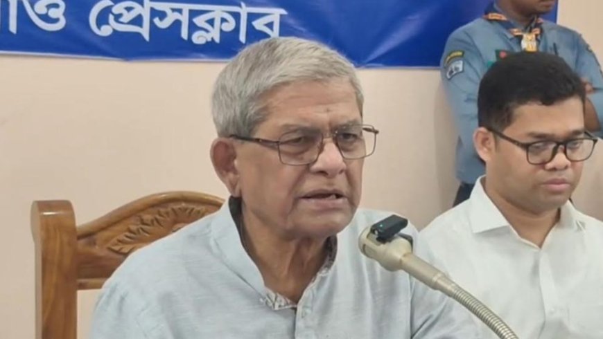 মিডিয়া শক্তিশালী হলেই গণতন্ত্র শক্তিশালী হয়: মির্জা ফখরুল ইসলাম আলমগীর