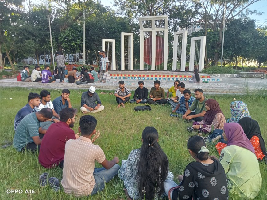 বই পড়ার হাতেখড়ি থেকে বাংলা সাহিত্যের শ্রেণি সংগ্রাম: গোবিপ্রবিতে অনুষ্ঠিত জমজমাট সাহিত্য আড্ডা