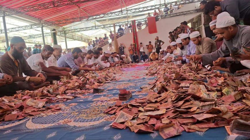 শুরু হলো হযরত শাহজালাল মাজারের দানের টাকা গণনা