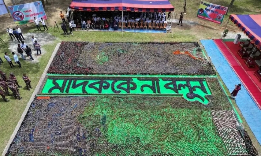 ব্রাহ্মণবাড়িয়া-কুমিল্লা সীমান্তে ৩৩ কোটি টাকার মাদক ধ্বংস করল বিজিবি