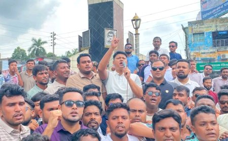 এনসিপি নেতাদের বক্তব্যের প্রতিবাদে সরব বগুড়া জেলা ছাত্রদল