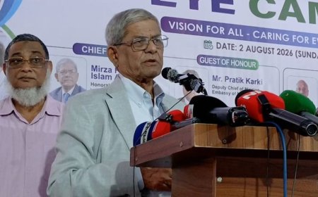 ঠাকুরগাঁওয়ে বাংলাদেশ-নেপালের যৌথ ফ্রি আই ক্যাম্পের উদ্বোধন করলেন মির্জা ফখরুল