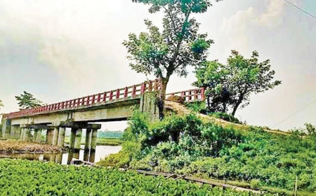 ২০ বছরেও শেষ হয়নি ডাকাতিয়া নদীর ব্রিজের কাজ