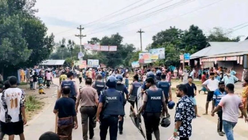মাইকে ঘোষণা দিয়ে দুই গ্রামবাসীর মা'রা'মারি, পুলিশসহ আ'হত কয়েকজন